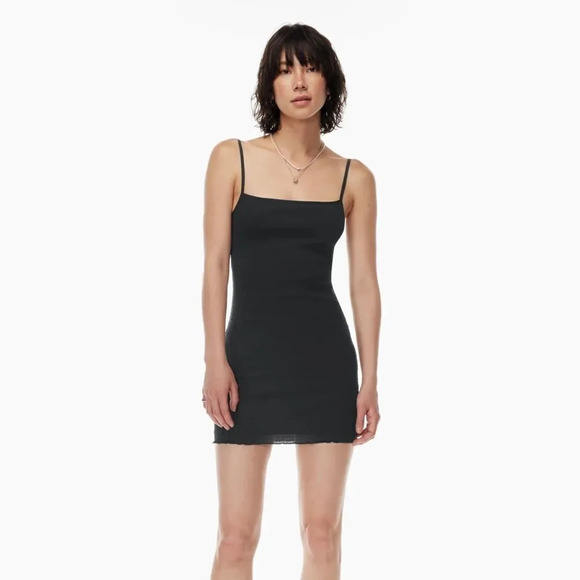 Aritzia Wilfred Jazz Mini Black Dress - Picture 1 of 11